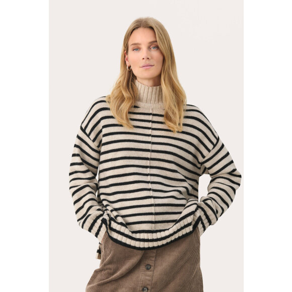 Part Two Strik Stribet - Lækre striktrøjer til kvinder - Part Two Part Two Strik Stribet - Lækre striktrøjer til kvinder - Part Two