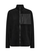 Soyaconcept fleece Jakke sort - Skjortejakker - dame - Soyaconcept 