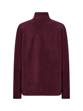 Soyaconcept fleece Jakke vinrød - Skjortejakker - dame - Soyaconcept 