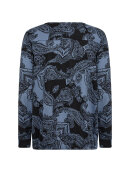 Soyaconcept bluse sort/blå mix - Dame - Bluser - Soyaconcept 