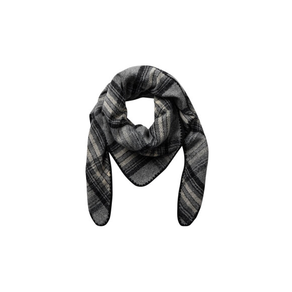 Soyaconcept tørklæde grå/sort - Tørklæder - Soyaconcept 