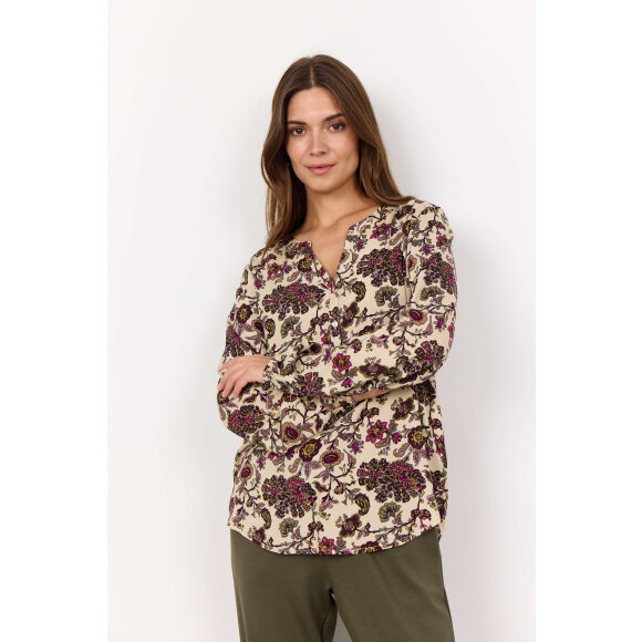 Soyaconcept bluse vinrød mix - Dame - Bluser - Soyaconcept 