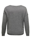 Only Carmakoma strik grå - Overdele til Plus size - ONLY CarmaKoma