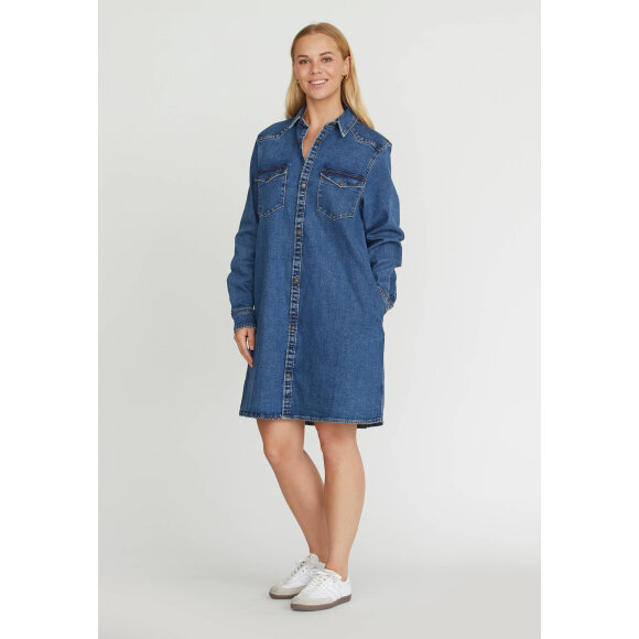 Sisters Point Denim kjole - Korte kjoler - Sisters Point