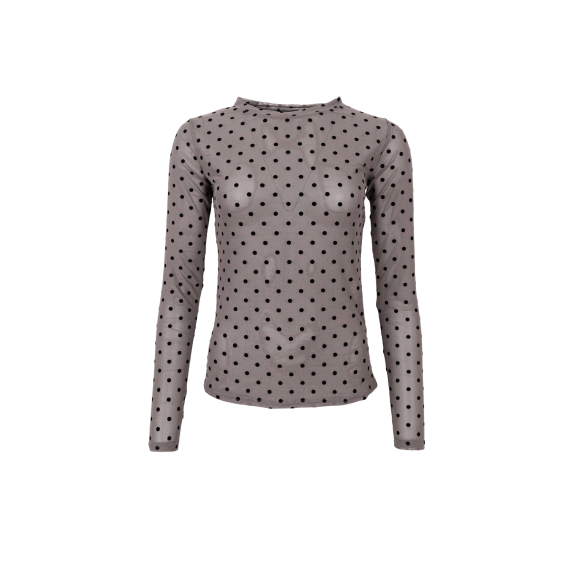 Black Colour mesh grå - Dame - Bluser - Black Colour Black Colour mesh grå - Dame - Bluser - Black Colour