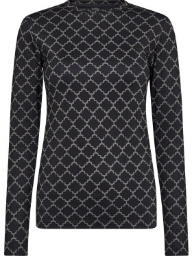 Hype The Detail bluse print sort/grå - Dame - Bluser - Hype The Detail 