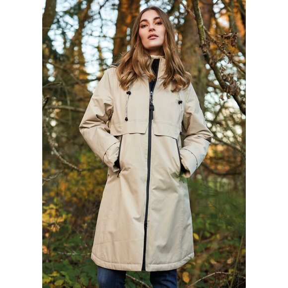 Frandsen jakke sand - Jakker & frakker til dame - stort udvalg - Frandsen