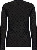 Hype The Detail mesh bluse turtle neck - Dame - Bluser - Hype The Detail 