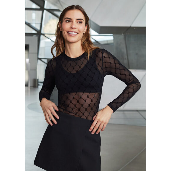 Hype The Detail Bluse Sort - Dame - Bluser - Hype The Detail Hype The Detail Bluse Sort - Dame - Bluser - Hype The Detail