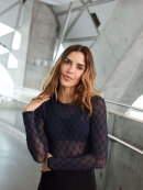 Hype The Detail Bluse Navy - Dame - Bluser - Hype The Detail 