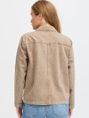 Pulz Denim jakke sand - W Denim Jakker - PULZ Jeans
