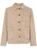 Pulz Denim jakke sand - W Denim Jakker - PULZ Jeans