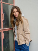 Pulz Denim jakke sand - W Denim Jakker - PULZ Jeans