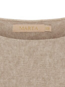 Marta strik - MdcSia - Beige - Lækre striktrøjer til kvinder - Marta