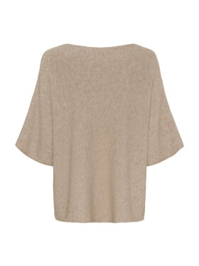 Marta strik - MdcSia - Beige - Lækre striktrøjer til kvinder - Marta