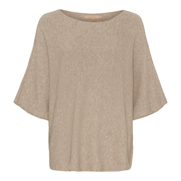 Marta strik - MdcSia - Beige - Lækre striktrøjer til kvinder - Marta