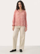 Part Two bluse creme/rød - Dame - Bluser - Part Two