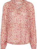 Part Two bluse creme/rød - Dame - Bluser - Part Two