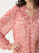 Part Two bluse creme/rød - Dame - Bluser - Part Two