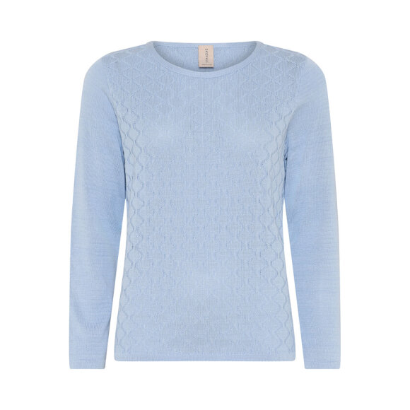 Skovhuus strik lys blå - Lækre striktrøjer til kvinder - Skovhuus Skovhuus strik lys blå - Lækre striktrøjer til kvinder - Skovhuus