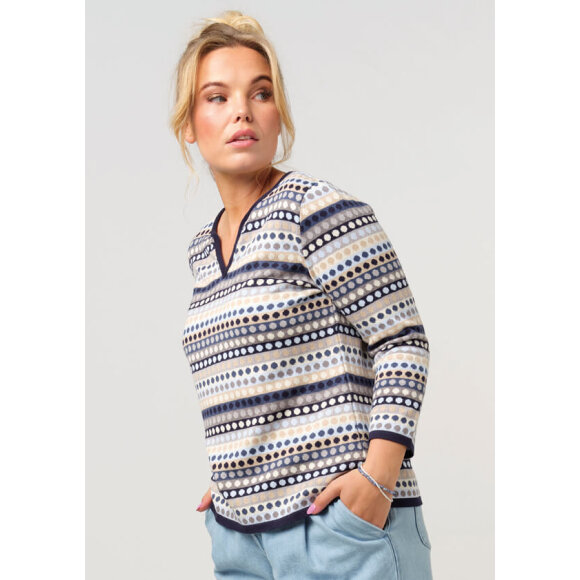 Skovhuus strik marine blue - Lækre striktrøjer til kvinder - Skovhuus