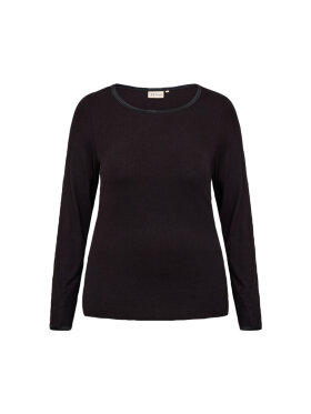 Wasabiconcept bluse sort - Overdele til Plus size - Wasabiconcept