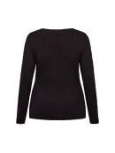 Wasabiconcept bluse sort - Overdele til Plus size - Wasabiconcept