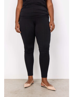 Wasabiconcept leggings sort - Plus size bukser til kvinder - Wasabiconcept