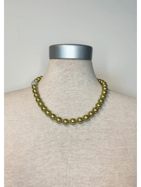 JK Necklace halskæde støvet grøn - Dame - Smykker - jk necklace JK Necklace halskæde støvet grøn - Dame - Smykker - jk necklace