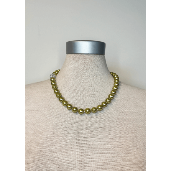 JK Necklace halskæde støvet grøn - Dame - Smykker - jk necklace