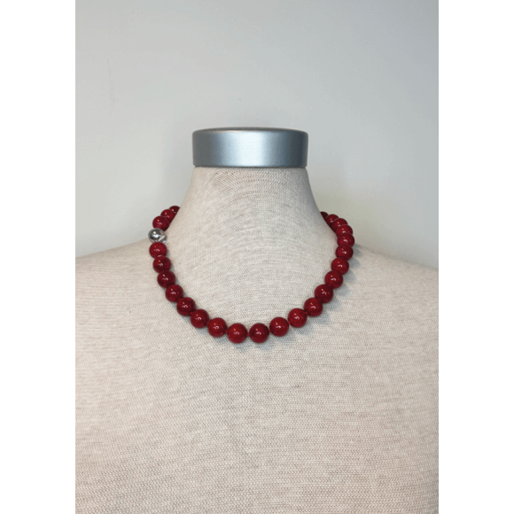 Jk Necklace halskæde rød - Halskæder - jk necklace