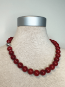 Jk Necklace halskæde rød - Halskæder - jk necklace