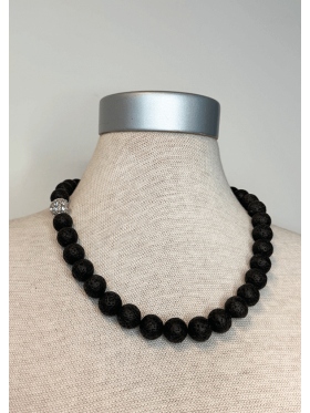 Jk Necklace halskæde sort - Halskæder - jk necklace