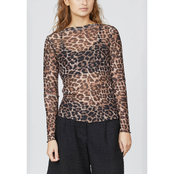 Love & Divine bluse leo mesh - Dame - Bluser - love & divine