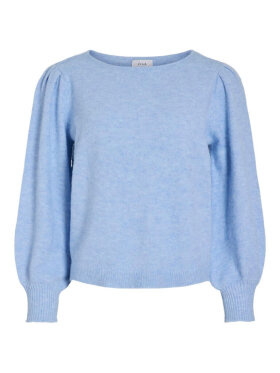 Vila strik lyseblå - Lækre striktrøjer til kvinder - VILA