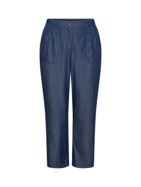 Wasabiconcept bukser cowboy blå - Plus size bukser til kvinder - Wasabiconcept