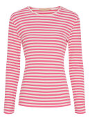 MARTA - Marta bluse pink/hvid