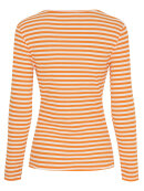 Marta bluse orange/hvid - Dame - Bluser - MARTA