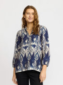2-Biz - 2-Biz bluse blå mix