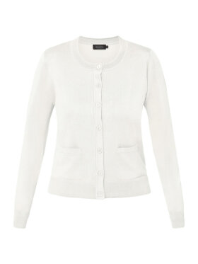 Brandtex Cardigan Off white - Striktrøjer til kvinder - Brandtex