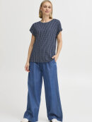 FRANSA - Fransa t-shirts marine/hvid