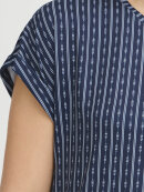 FRANSA - Fransa t-shirts marine/hvid