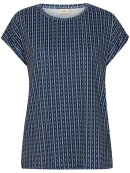 FRANSA - Fransa t-shirts marine/hvid