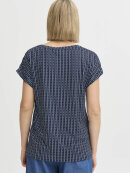 FRANSA - Fransa t-shirts marine/hvid