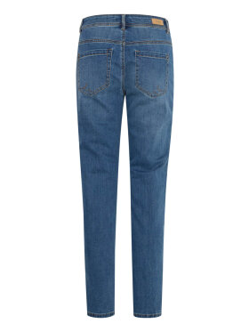 FRANSA - Fransa jeans mellem blå m/slid