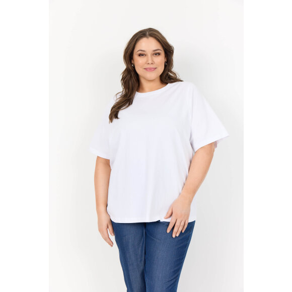Wasabiconcept T-shirt hvid - Overdele til Plus size - Wasabiconcept