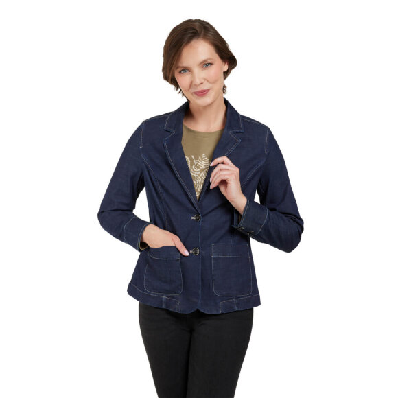 Brandtex modetøj - Brandtex Blazer Denim Blå