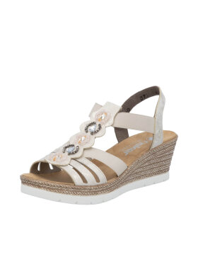 Rieker sandaler beige - Dame - Sandaler - Rieker