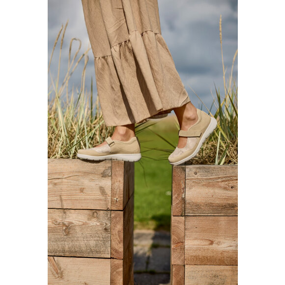 New Feet ballerina sand - Dame - Sko - New Feet