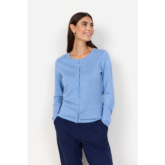 Soyaconcept  - Soyaconcept cardigan mellem blå